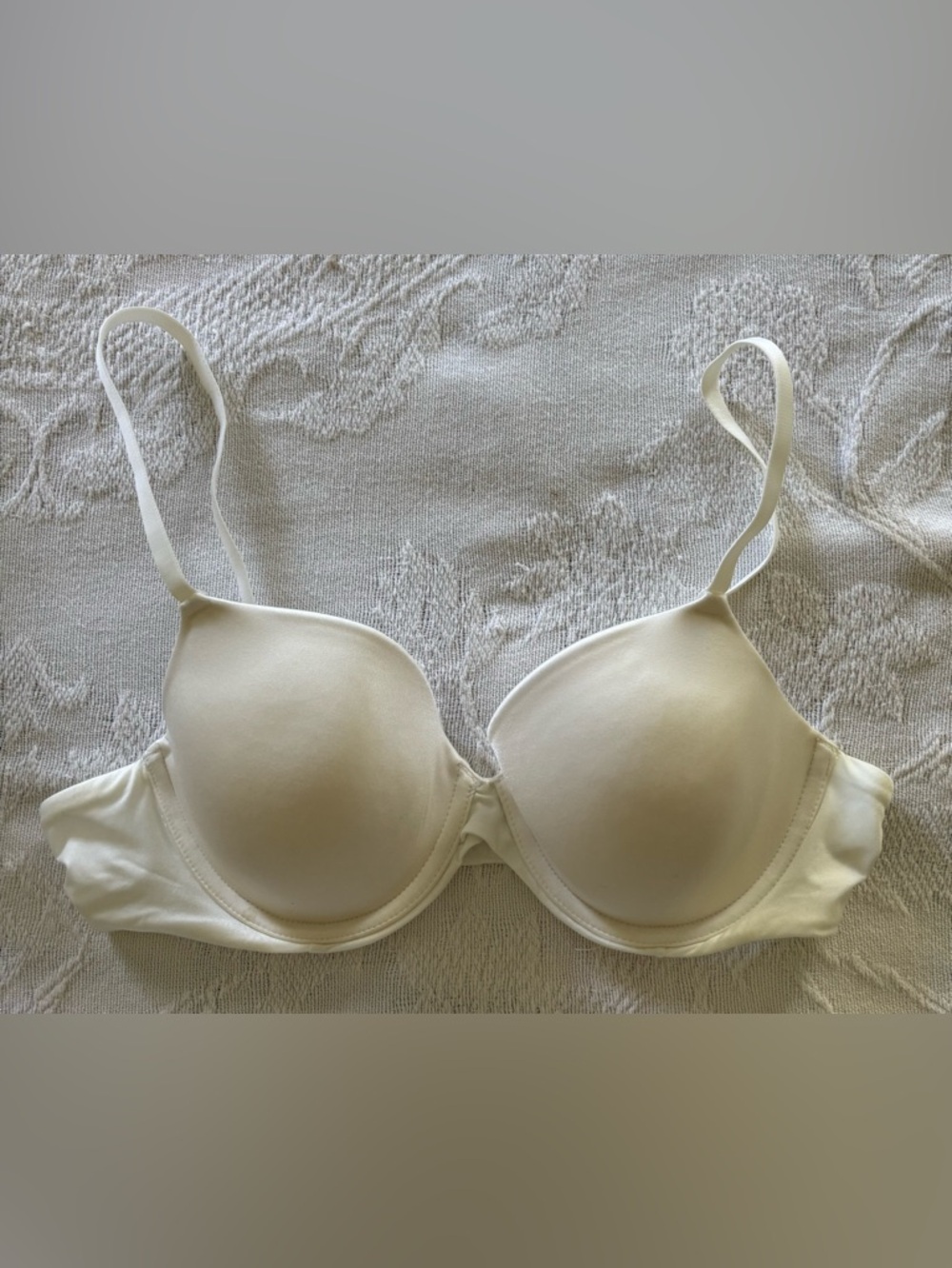 Auden 36A White Bra The Icon Light Lined Underwire TShirt Comfy